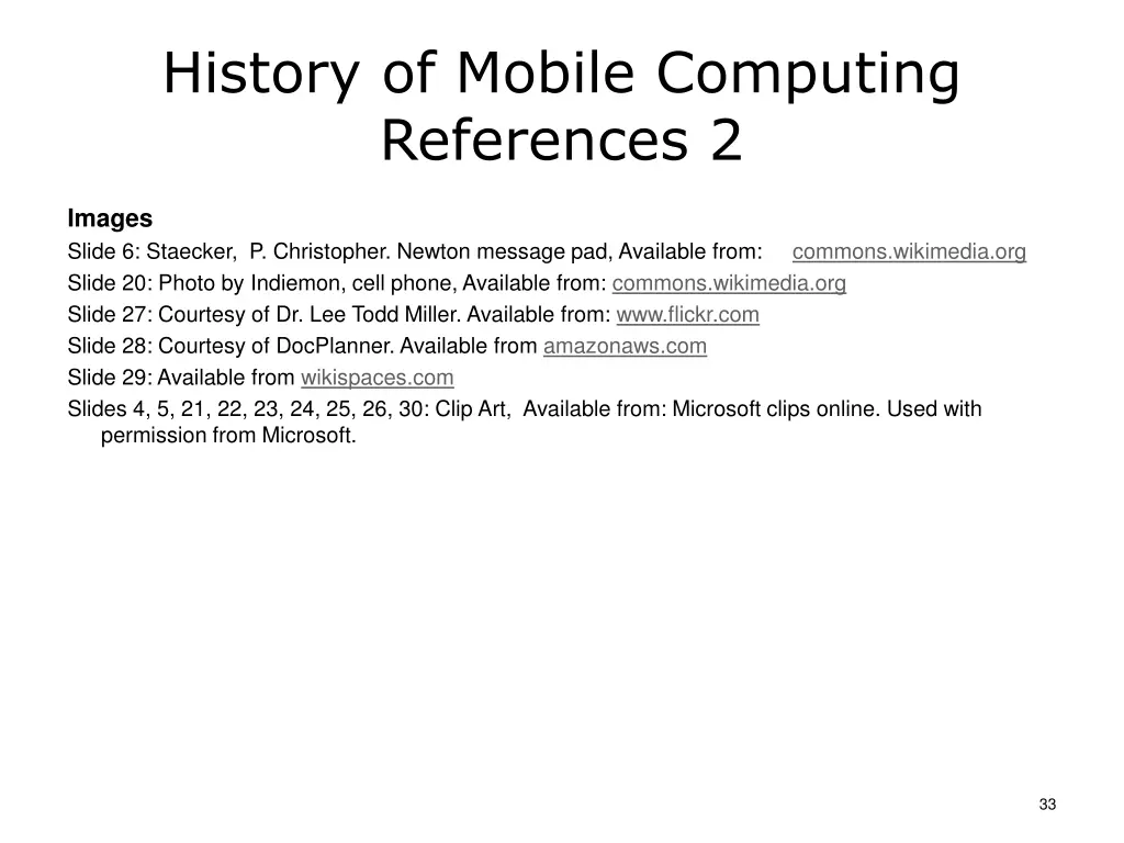 history of mobile computing references 2