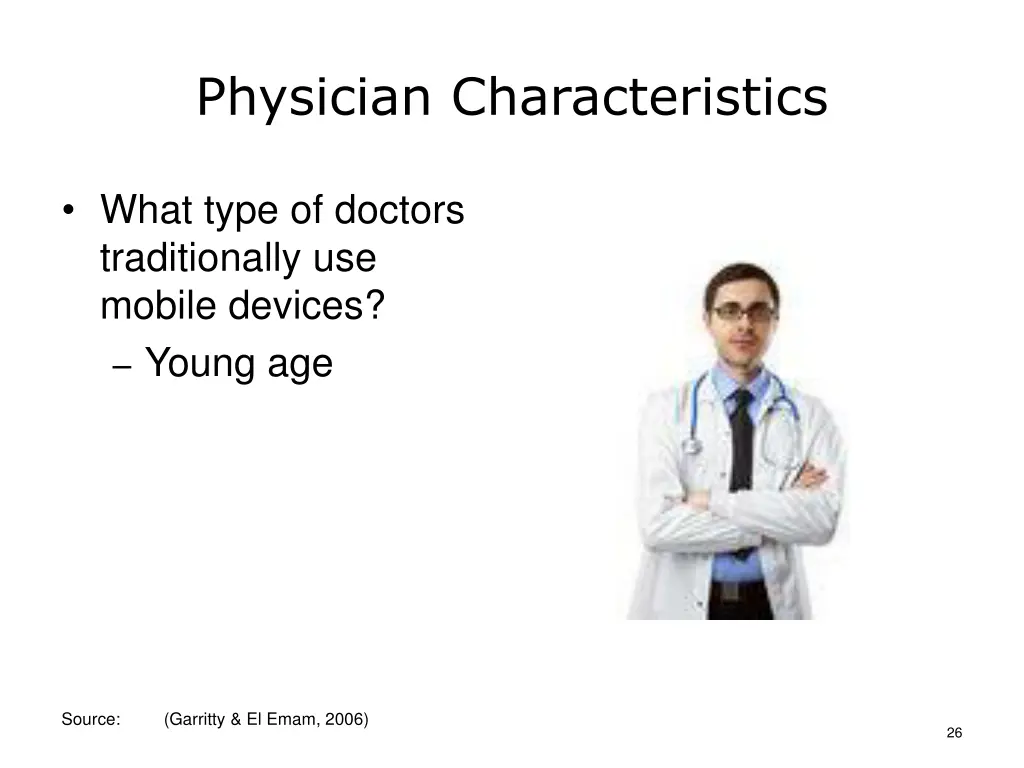 physician characteristics