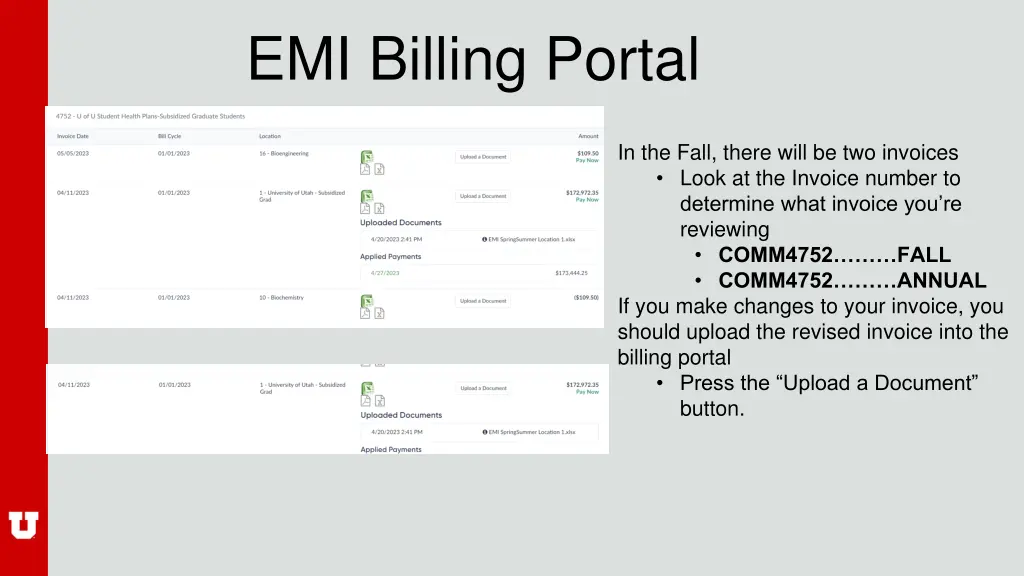 emi billing portal