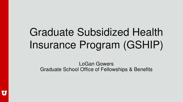 graduate subsidized health insurance program gship
