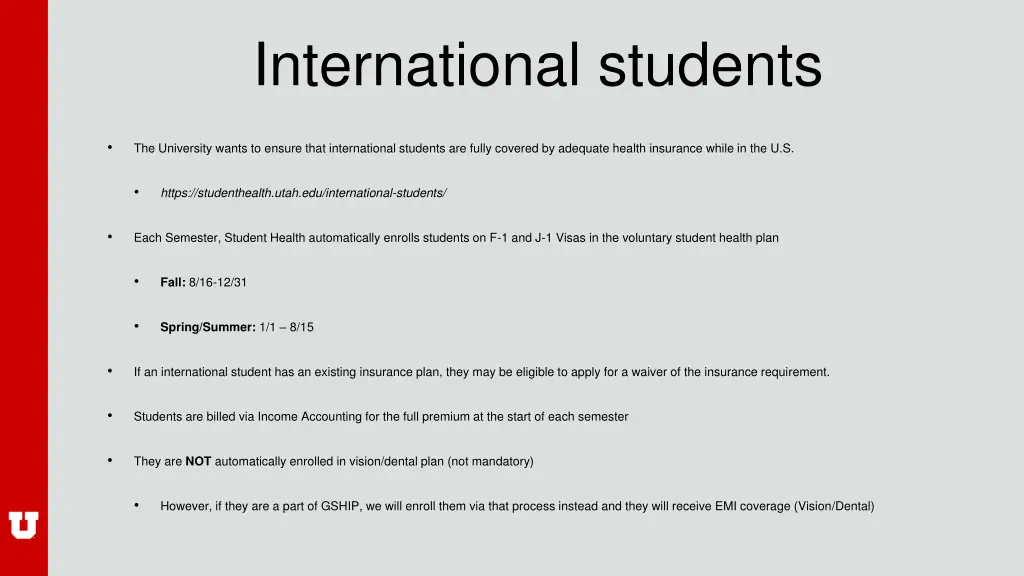 international students