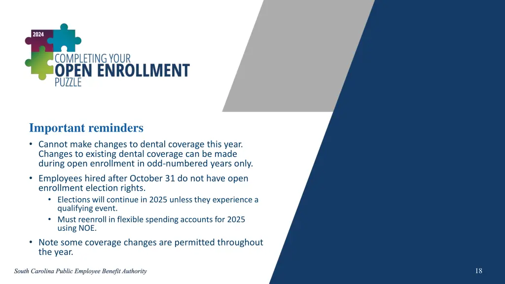 important reminders cannot make changes to dental
