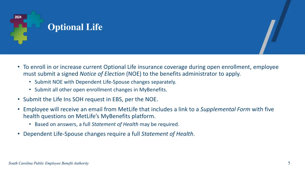 optional life