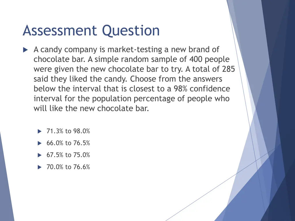 assessment question 1