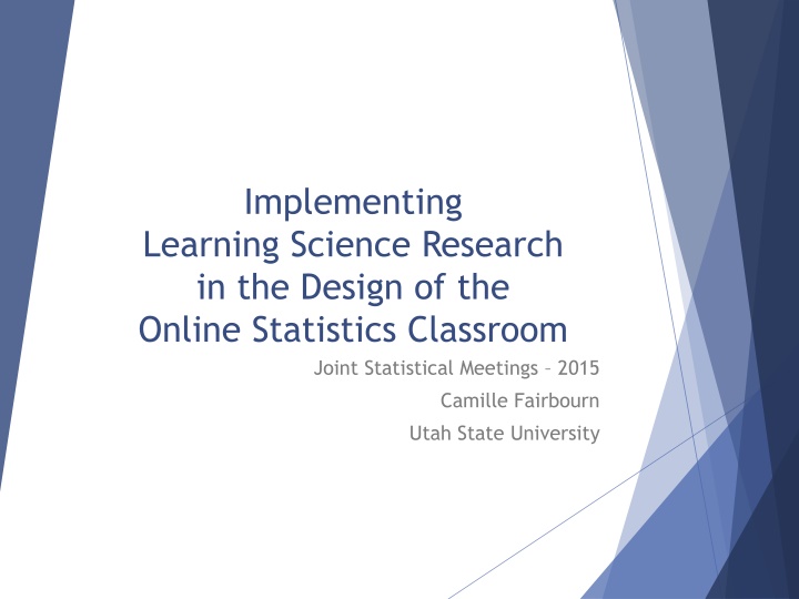 implementing learning science research
