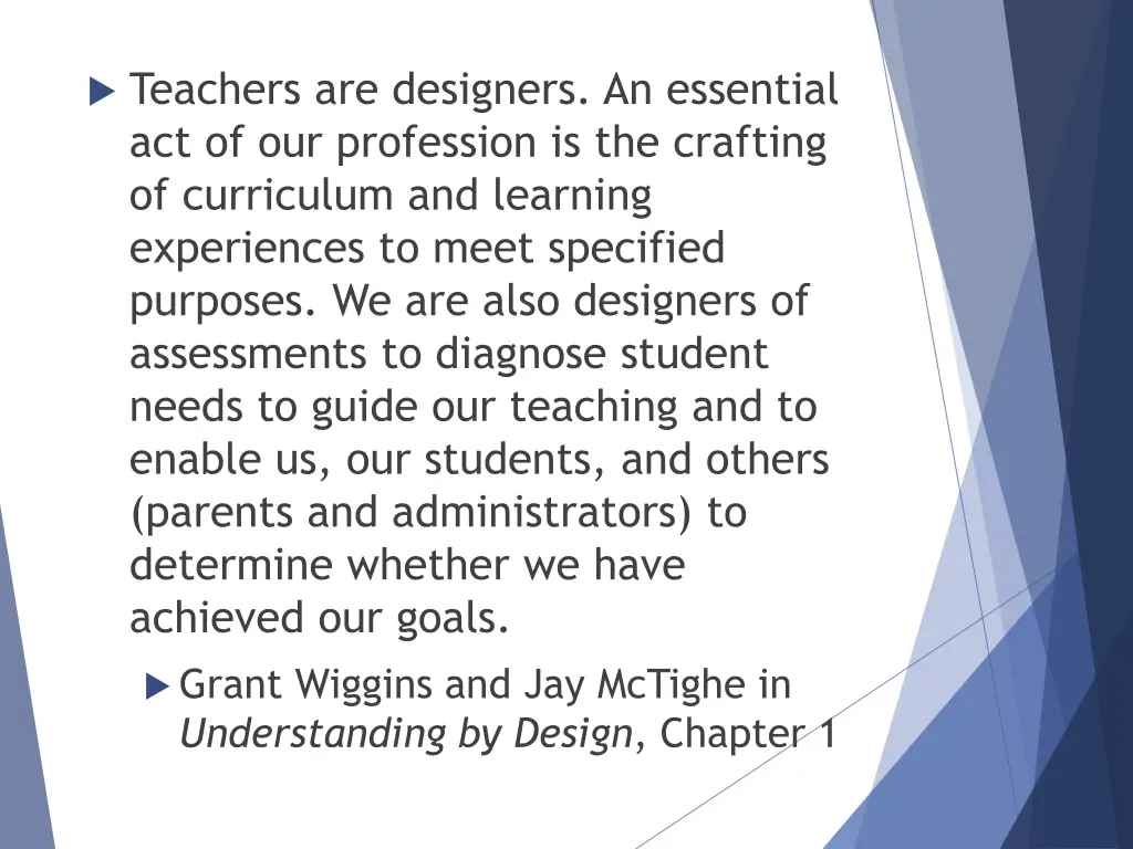 teachers are designers an essential