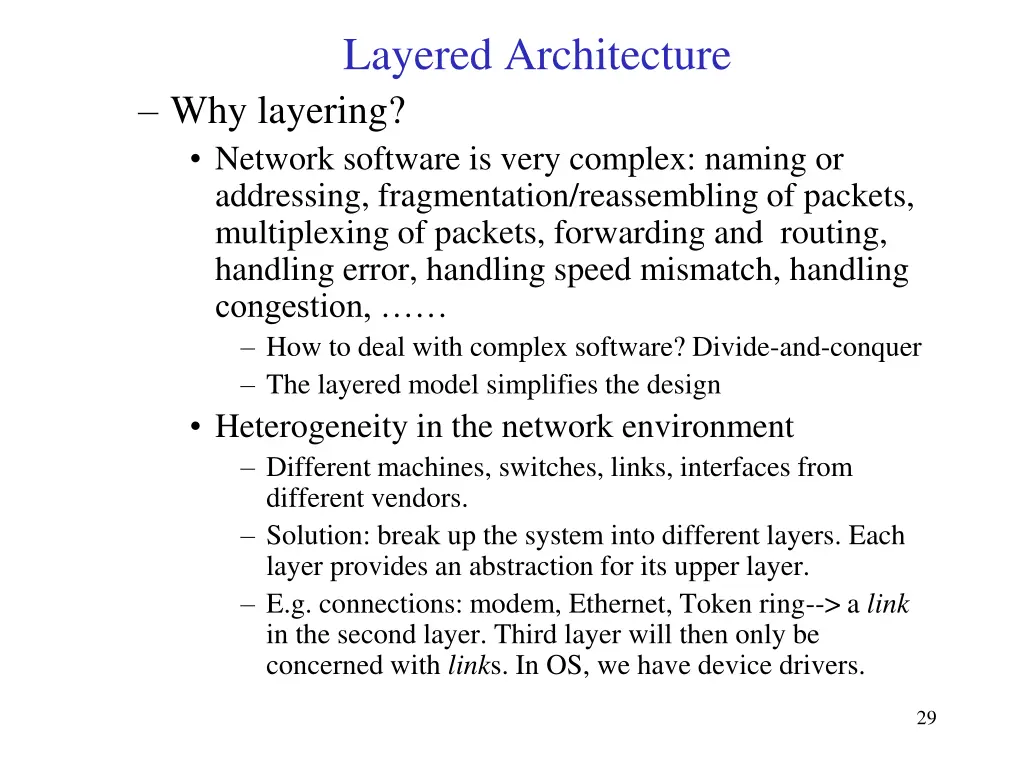 layered architecture