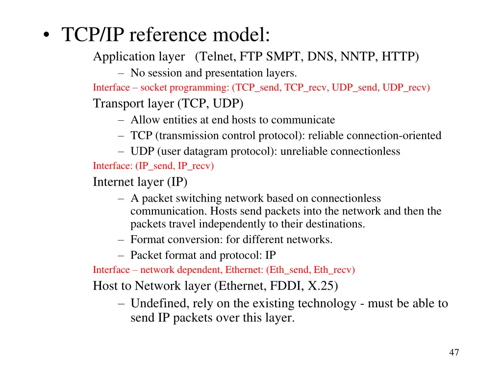 tcp ip reference model application layer telnet