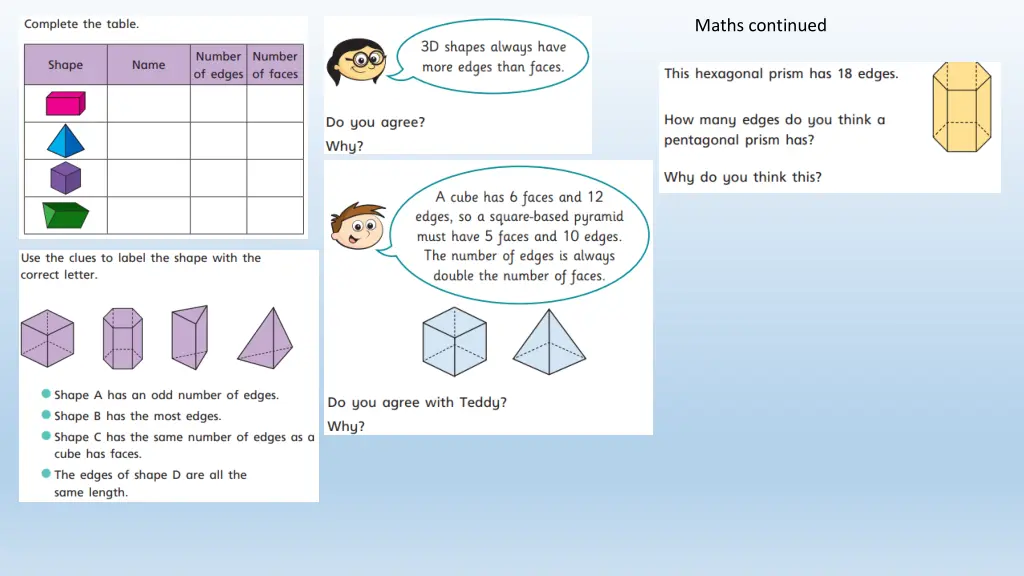 maths continued