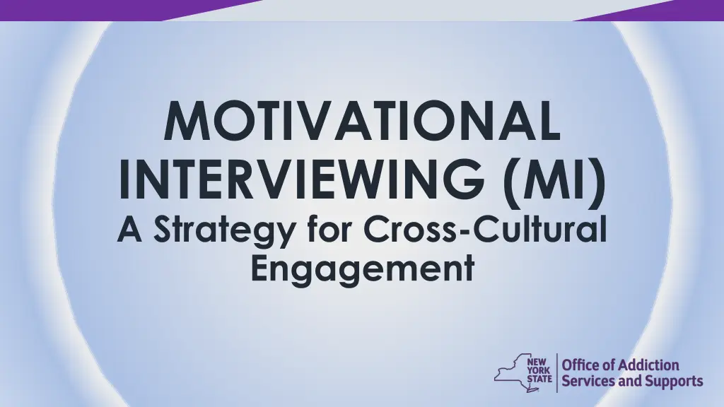motivational interviewing mi a strategy for cross