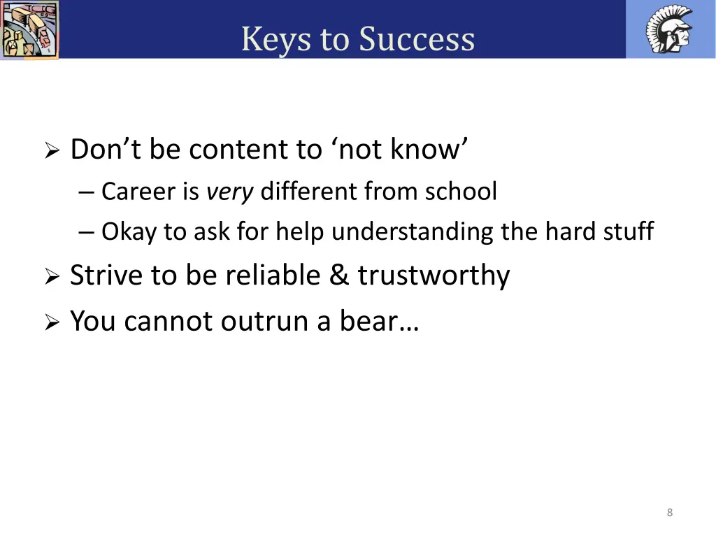 keys to success