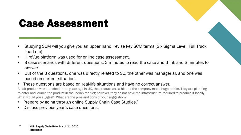 case assessment case assessment