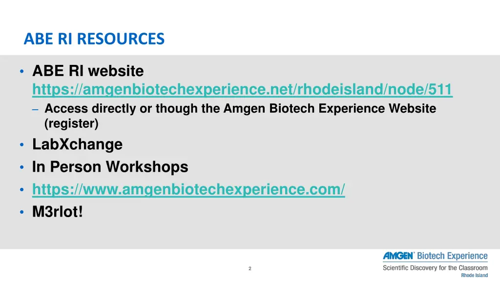 abe ri resources
