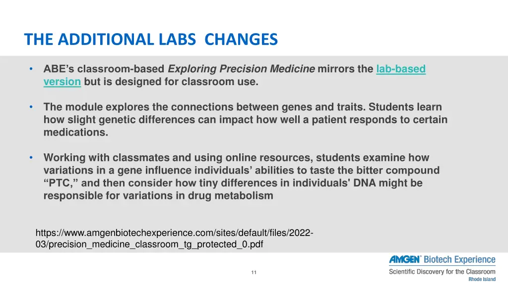 the additional labs changes 1