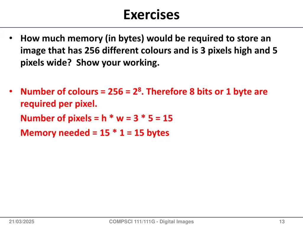 exercises 2