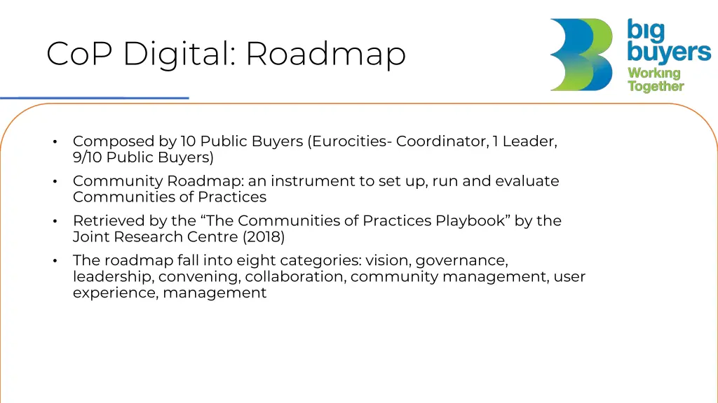 cop digital roadmap