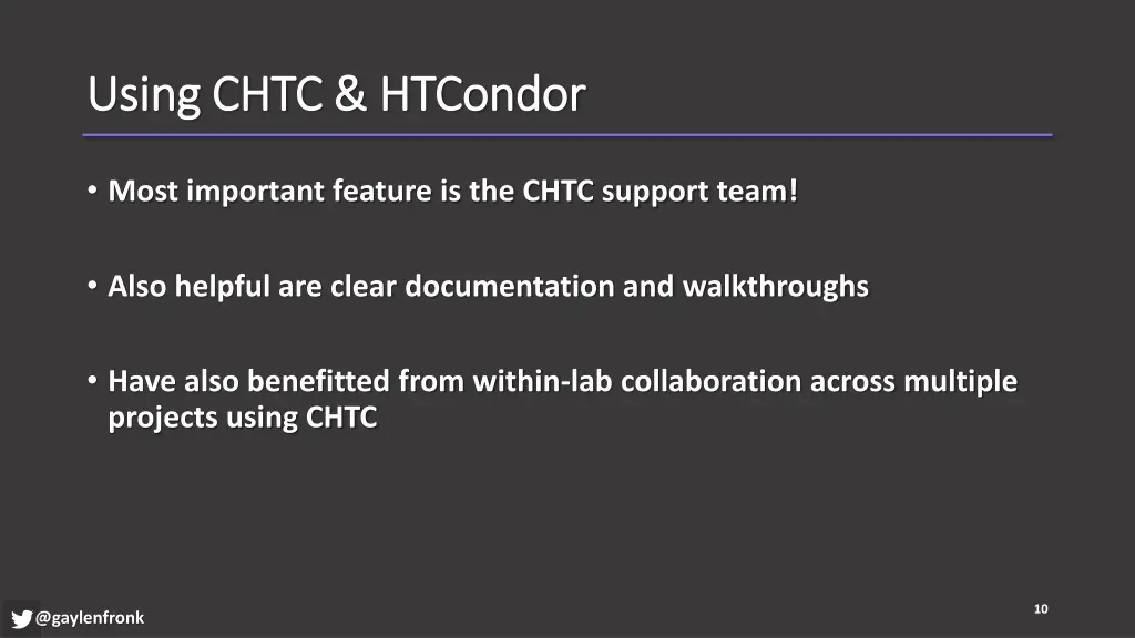 using chtc using chtc htcondor