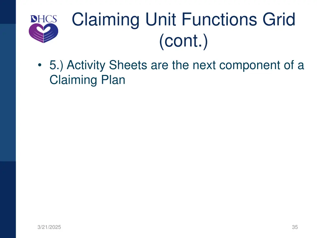 claiming unit functions grid cont 1
