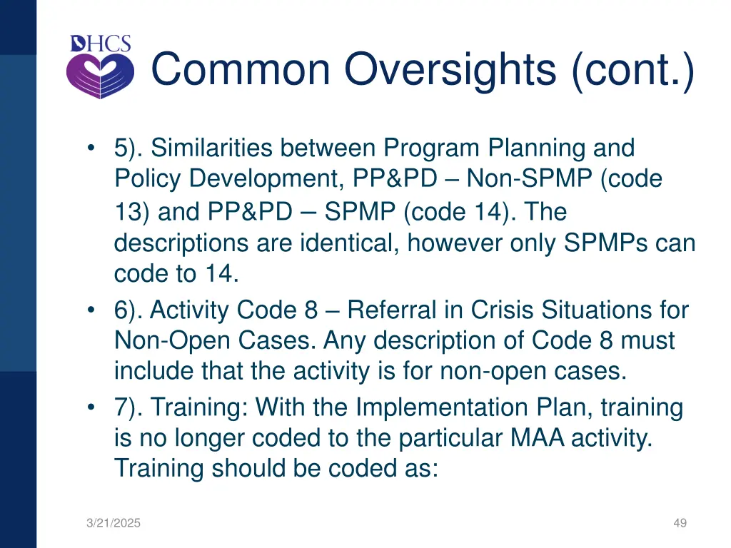 common oversights cont 1