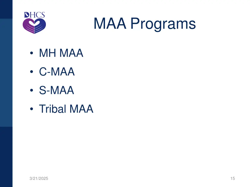 maa programs