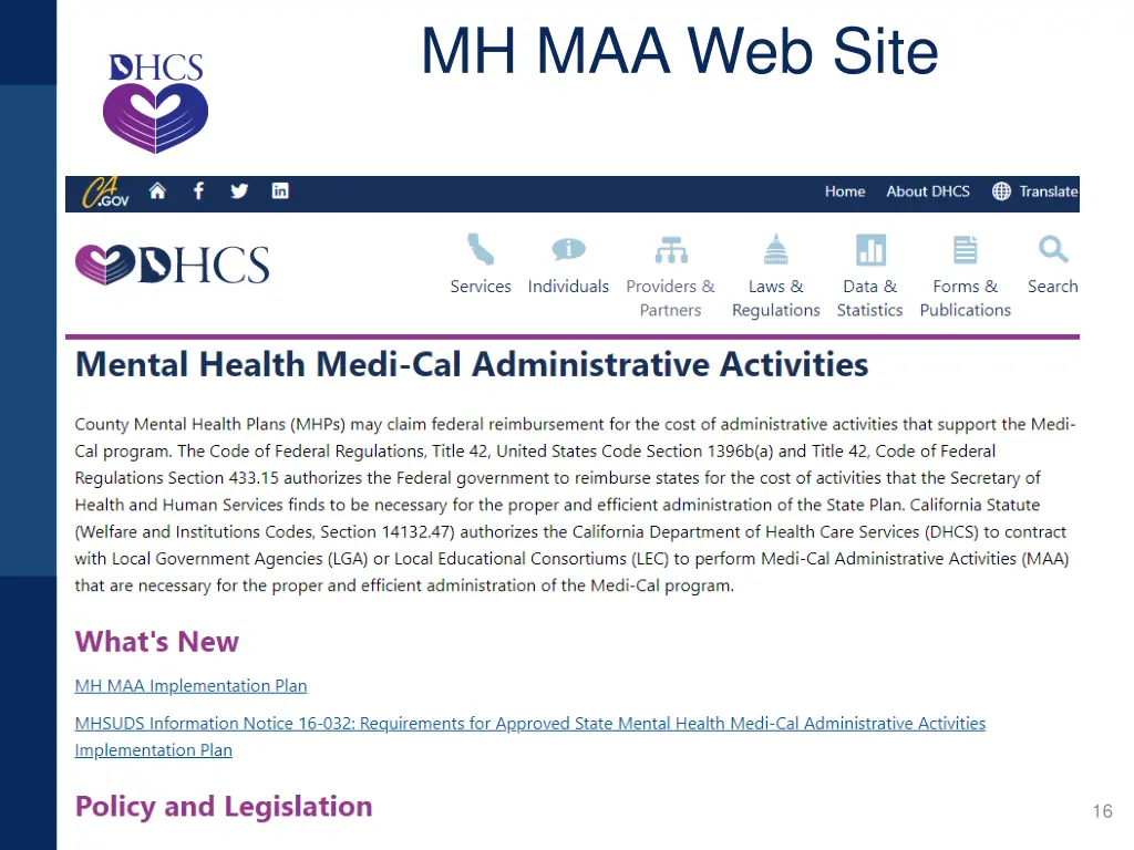 mh maa web site