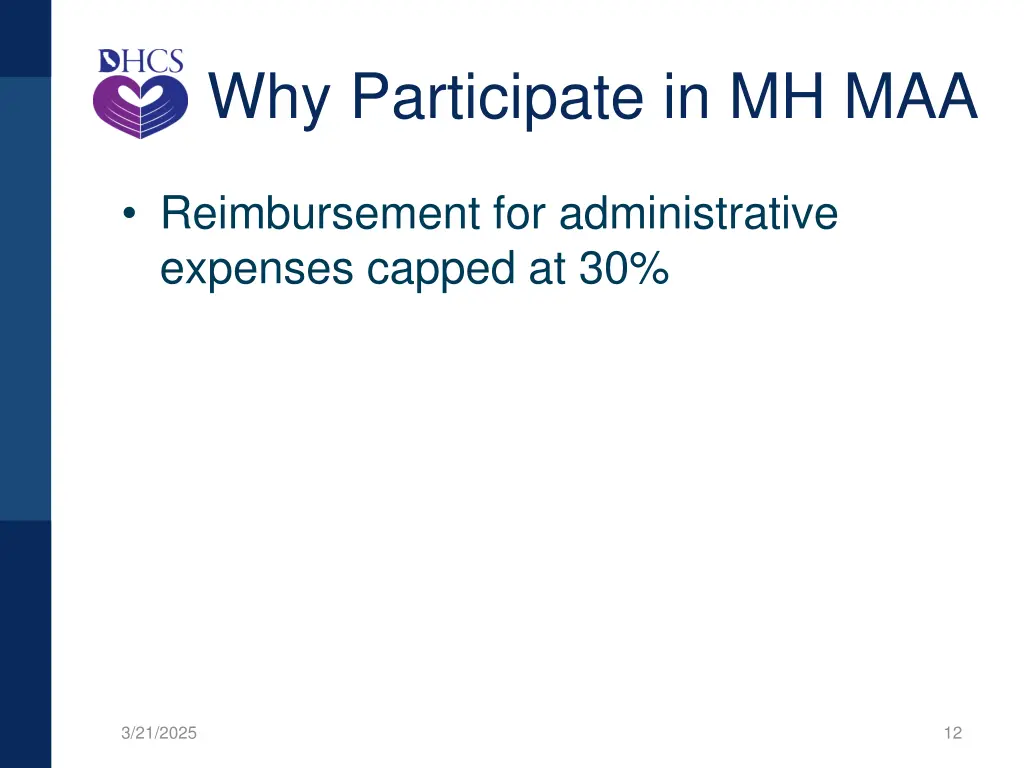 why participate in mh maa