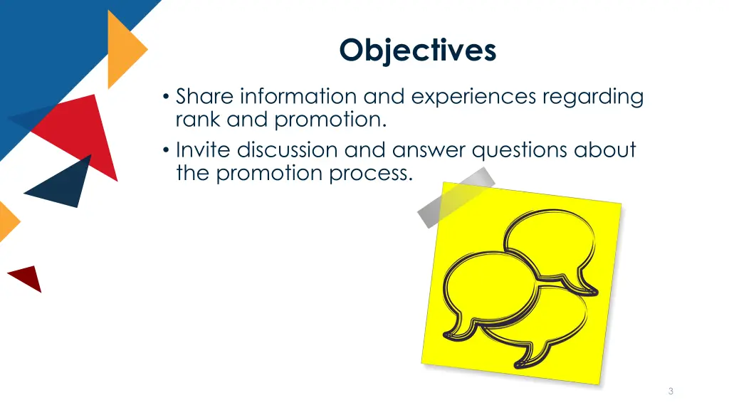 objectives