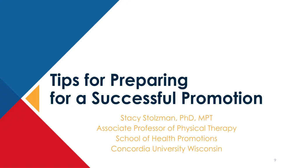 tips for preparing for a successful promotion