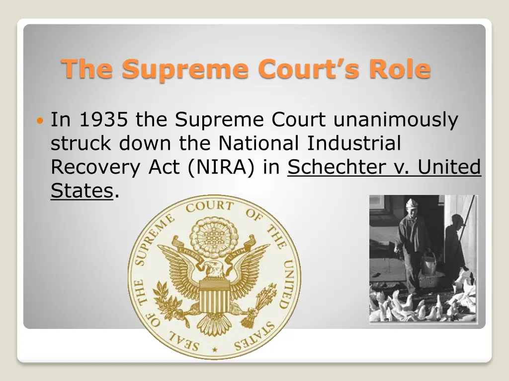 the supreme court s role
