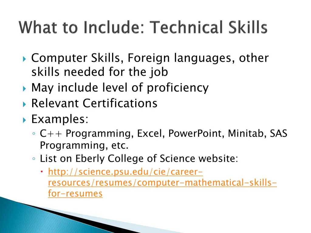 computer skills foreign languages other skills