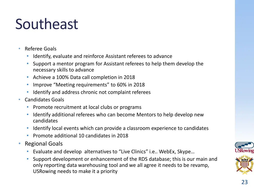 southeast