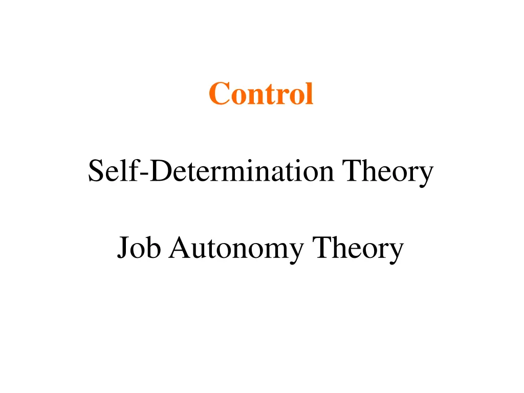 control