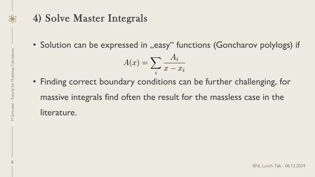 4 solve master integrals 4 solve master integrals 2