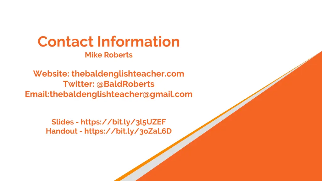 contact information mike roberts