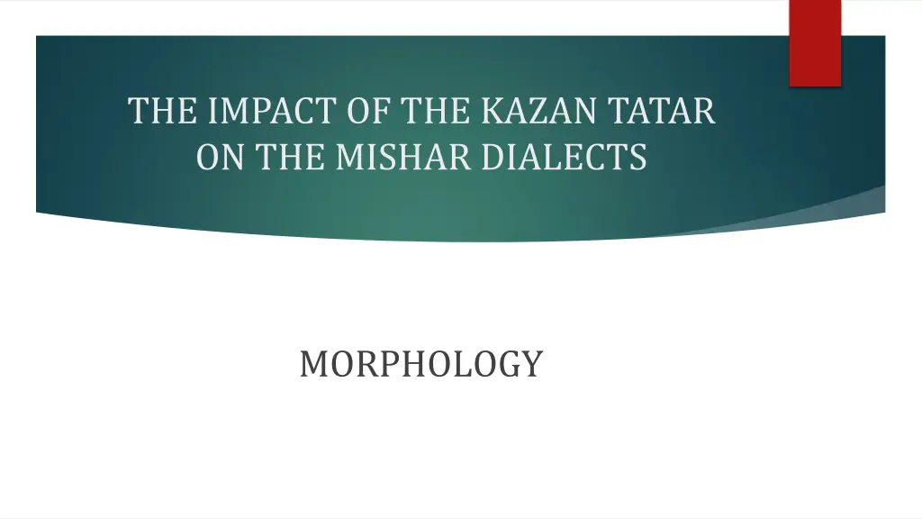 the impact of the kazan tatar on the mishar 5