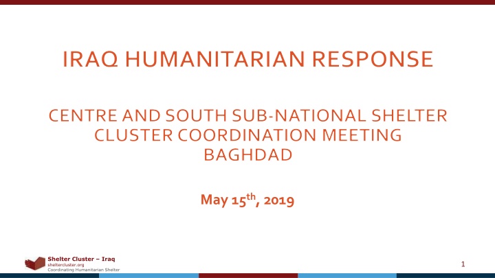 iraq humanitarian response