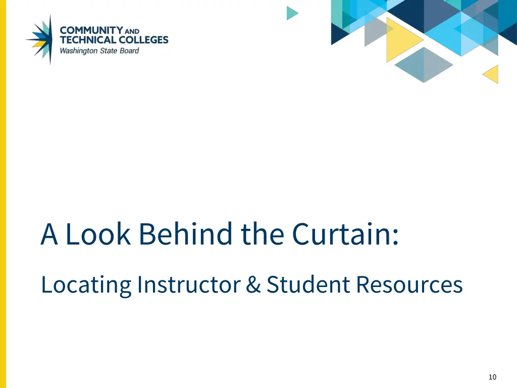 a look behind the curtain