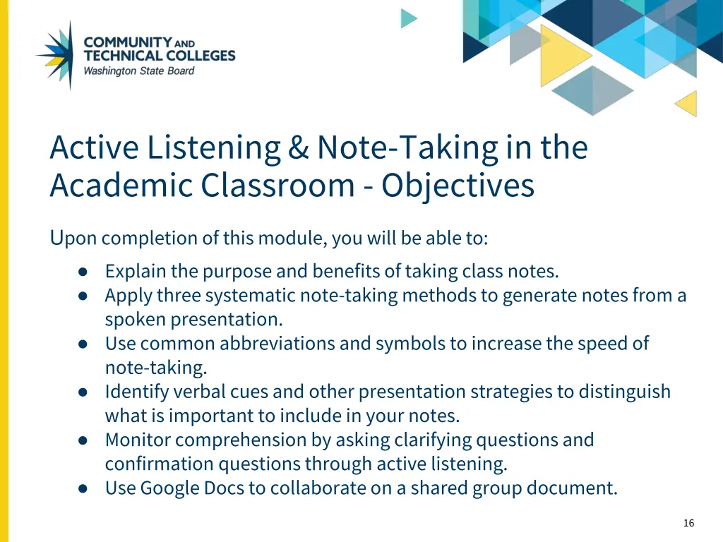 active listening note taking in the academic 1