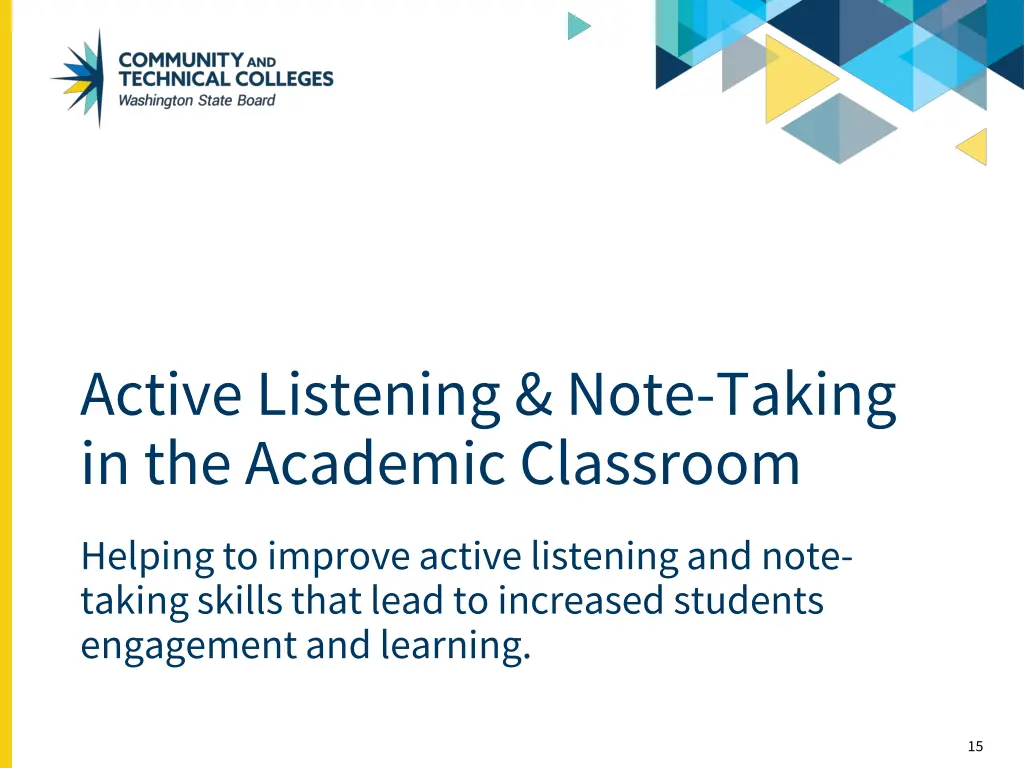 active listening note taking in the academic
