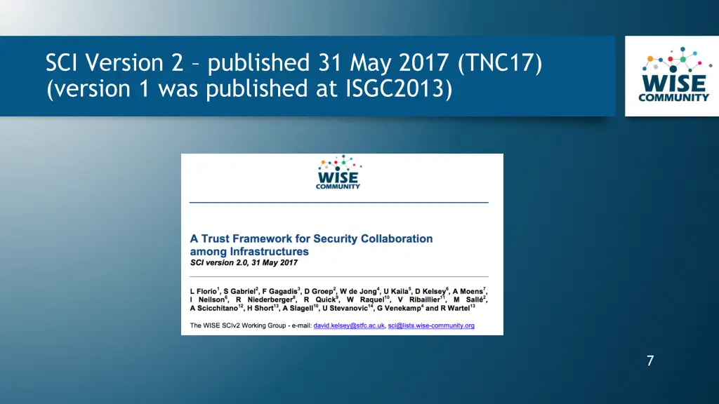 sci version 2 published 31 may 2017 tnc17 version