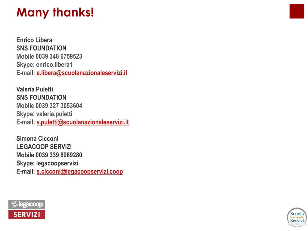 many thanks