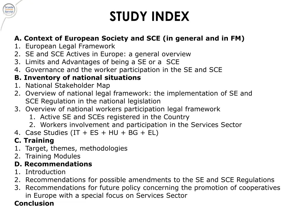 study index