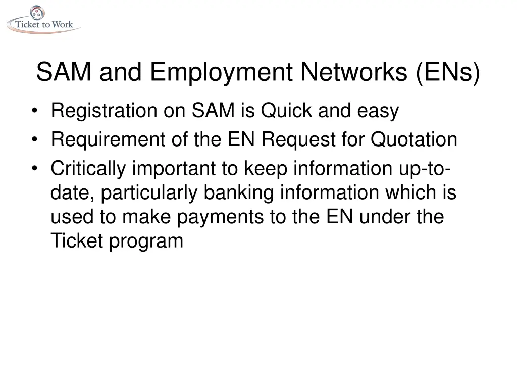sam and employment networks ens