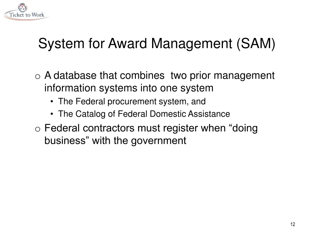 system for award management sam