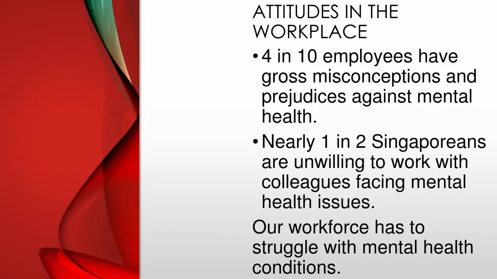 attitudes in the workplace 4 in 10 employees have