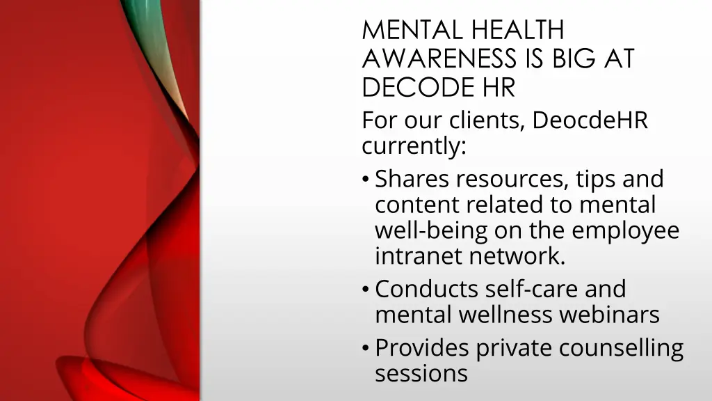 mental health awareness is big at decode