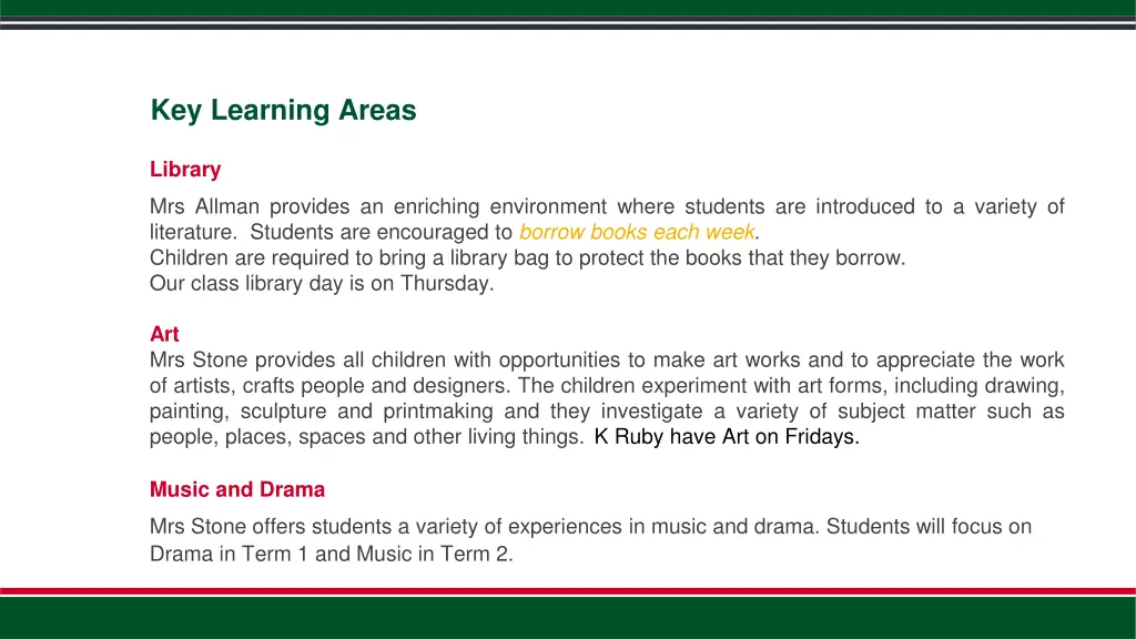 key learning areas 3