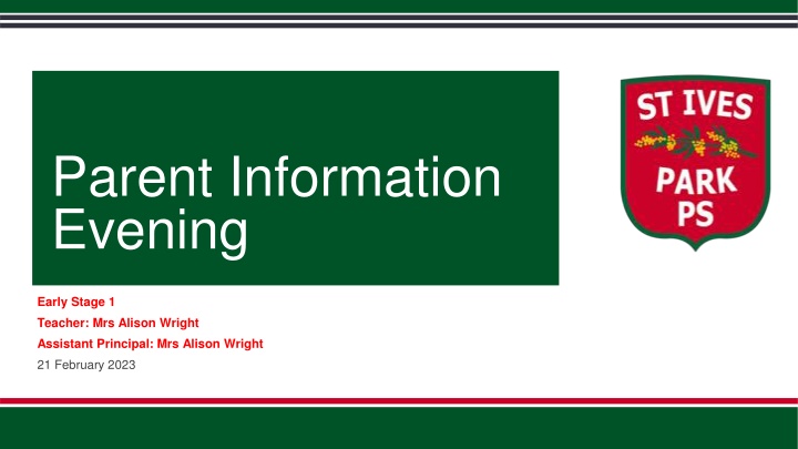parent information evening