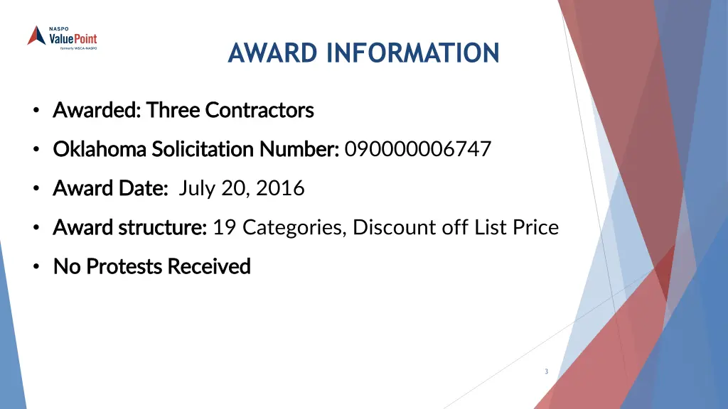 award information