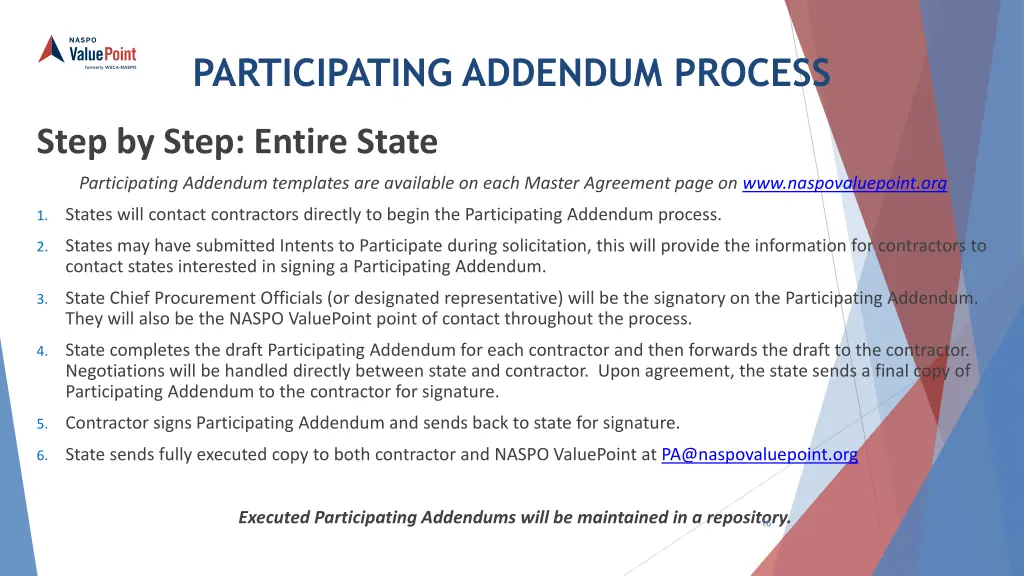 participating addendum process 2